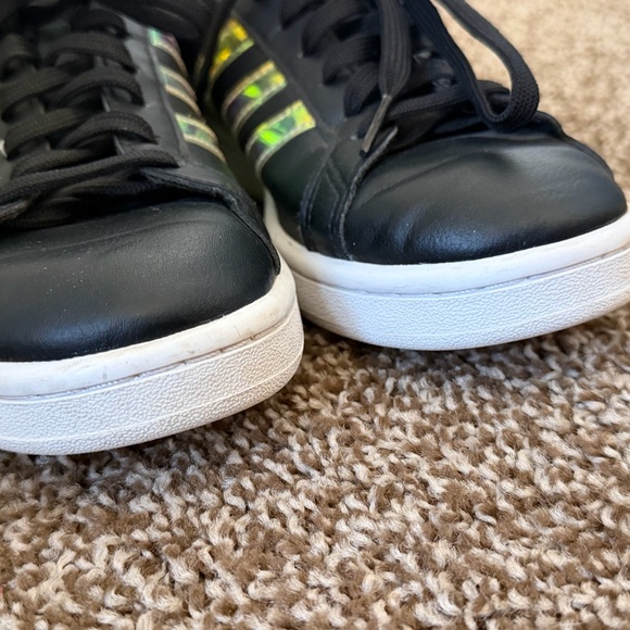 adidas Black Sneakers with Iridescent Stripes - Picture 2 of 6